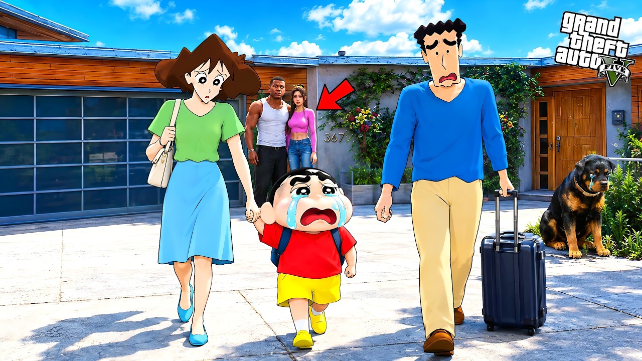 Franklin Has a New Girlfriend While Shinchan's Family Leaves Him 😱💔 | GTA 5 TAMIL