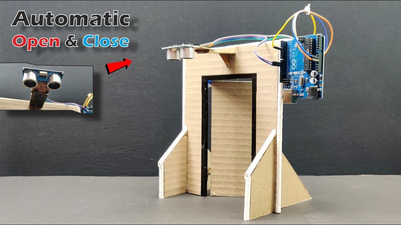 Automatic Door Opening System using Arduino || Automatic Door|| Arduino Projects #arduinoprojects 