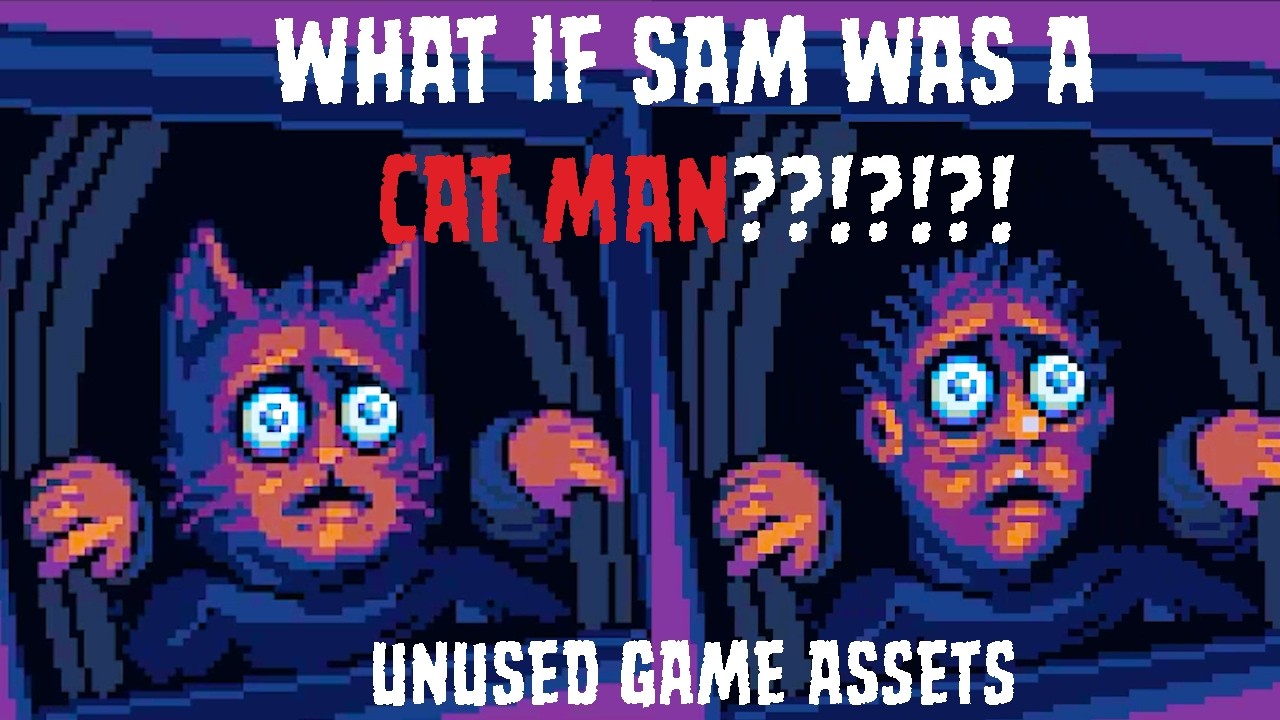 What if Sam was a Cat Man? Unused Look Outside Game Assets #lookoutside