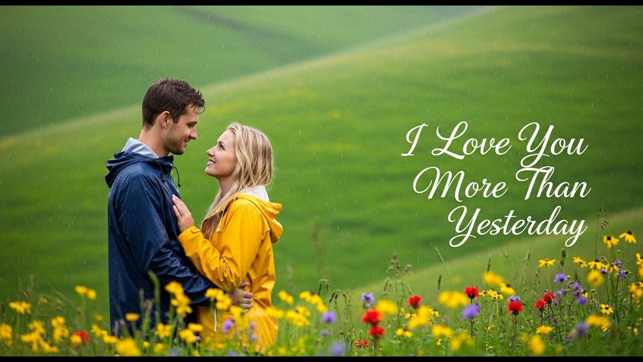 I Love You More Than Yesterday | A Beautiful Romantic Journey Through Rain, Mountains & Love
