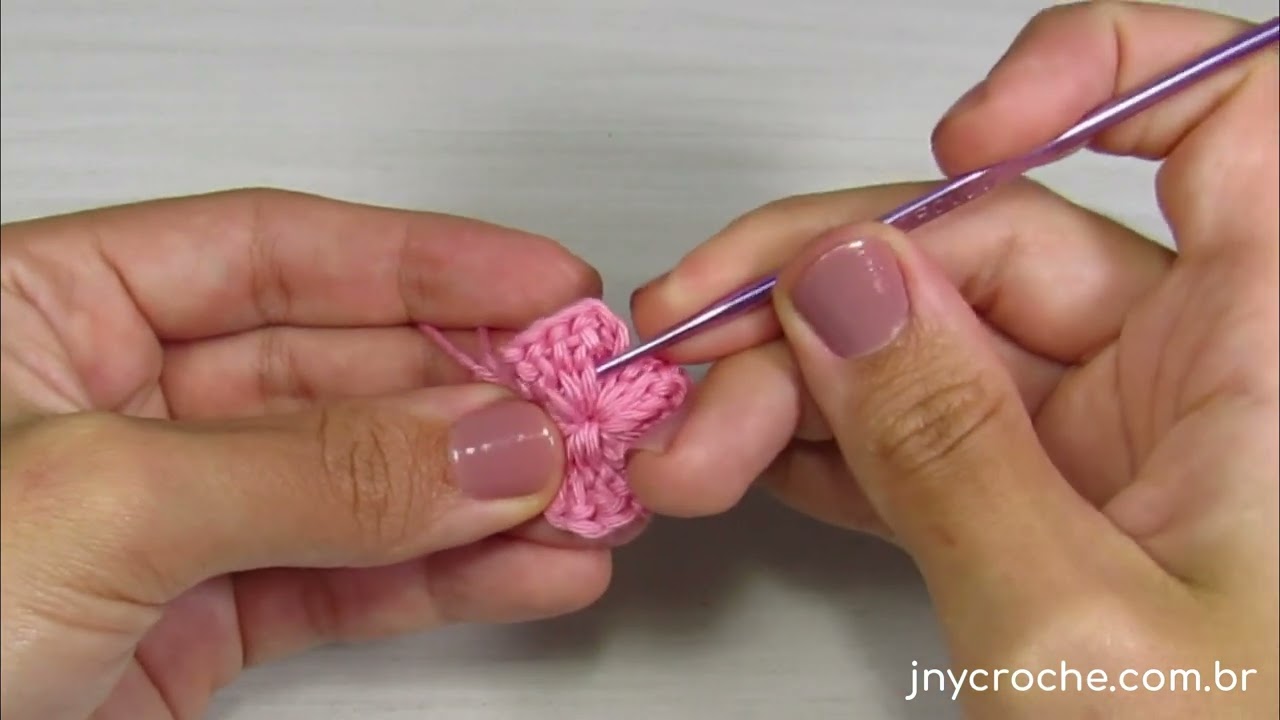 APRENDA COMO ARREMATAR FLORES DE CROCHÊ EM 1 MINUTO! | JNY CROCHÊ