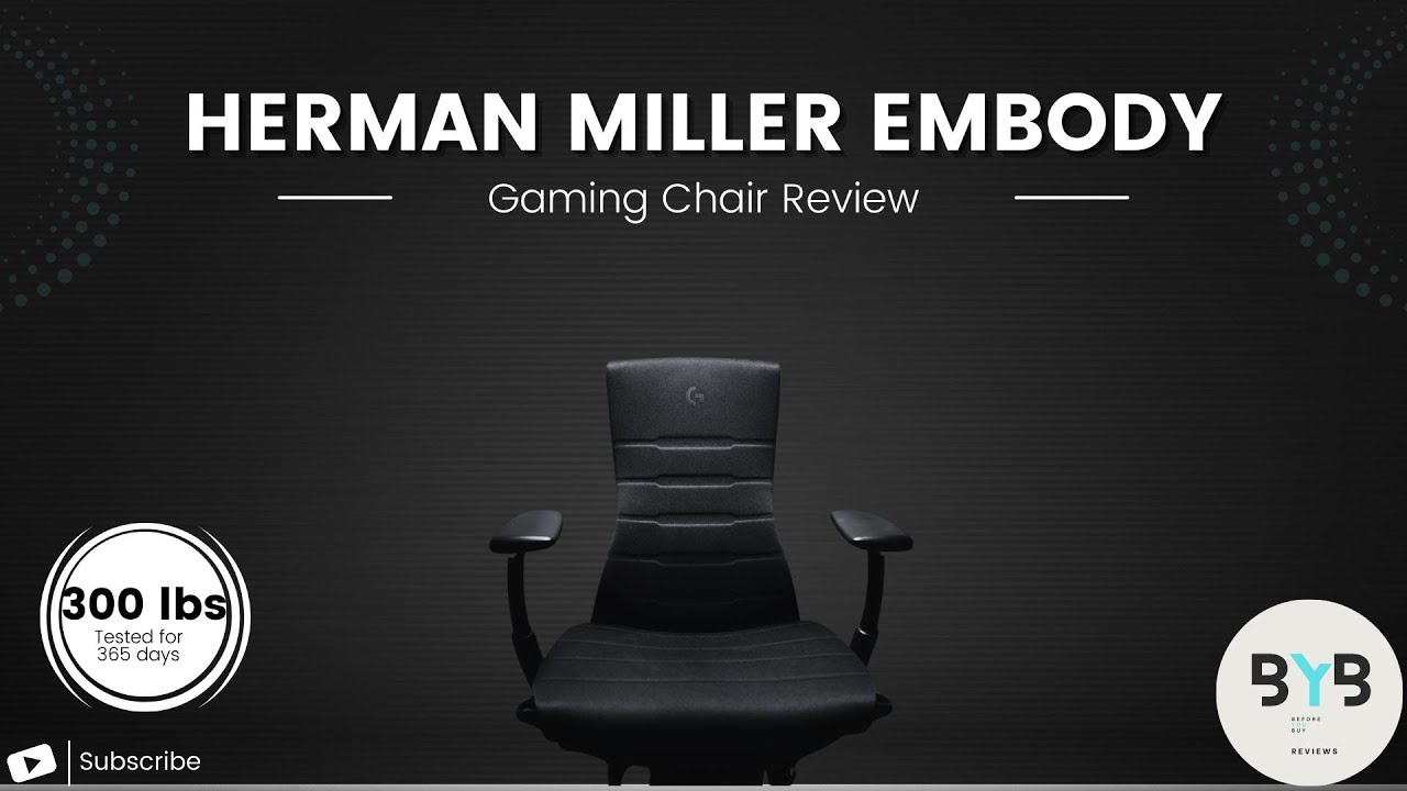 Herman Miller Embody Gaming Chair Review | 1 Year Review - An Honest Take With No Sponsorship