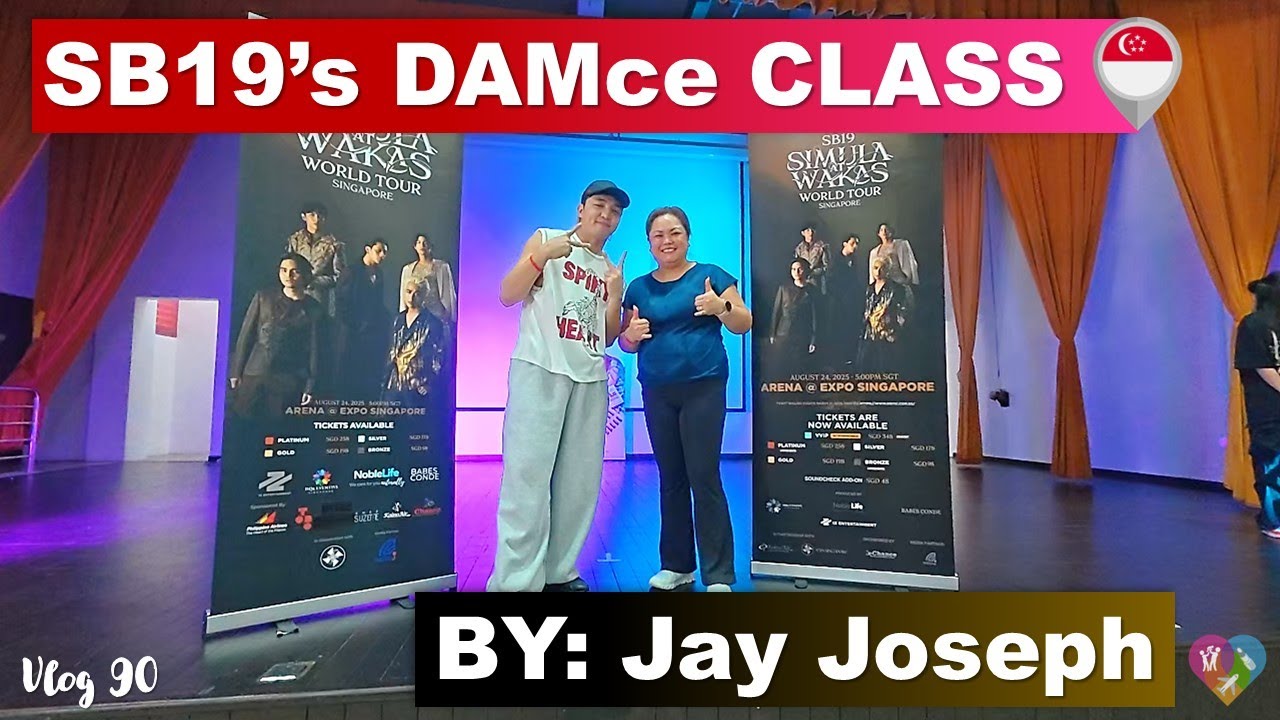 VLOG 90: SB19'S DAMCE CLASS BY JAY JOSEPH | TheBarredoFamily💙👨‍👩‍👦