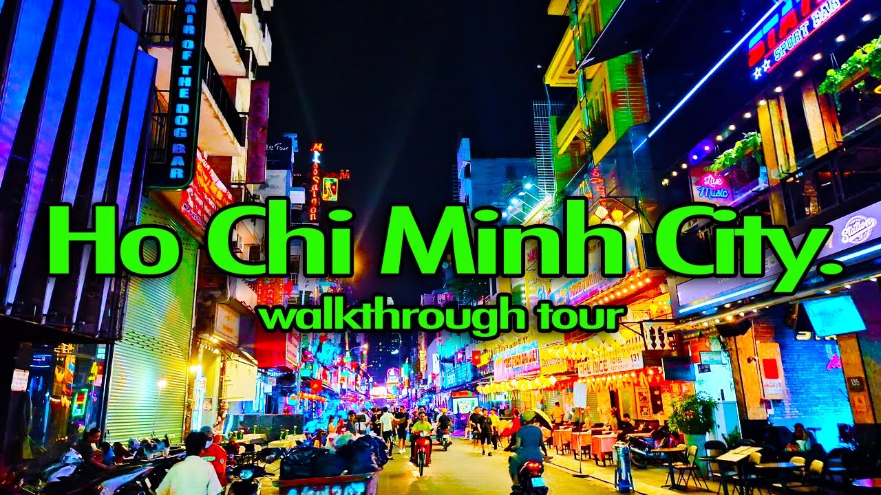 🇻🇳 BUI VIEN WALKING STREET VIETNAM! (Complete walk through tour!)