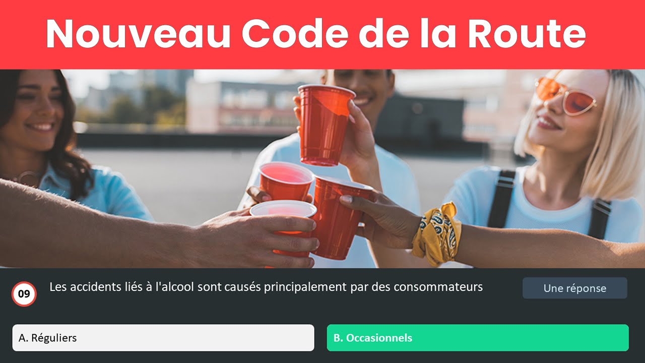 NOUVELLES QUESTIONS - Test Code de la Route 2024 - Série 43