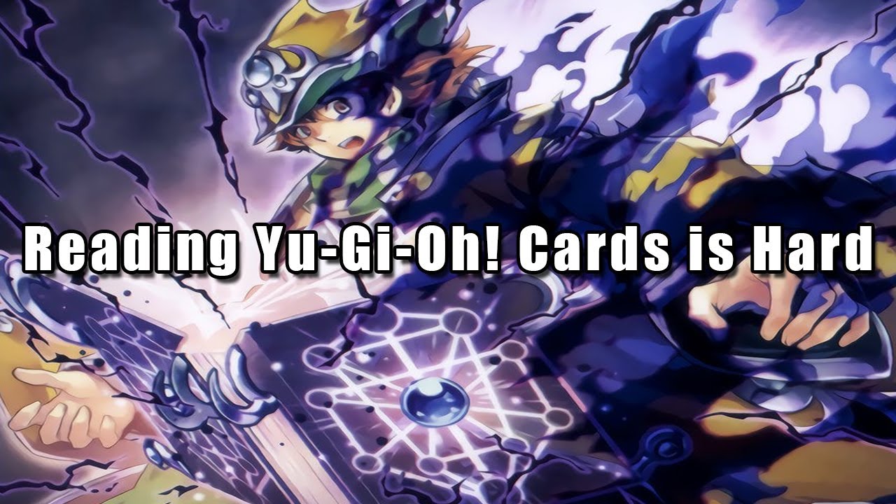 Reading Yu-Gi-Oh! Cards is Hard