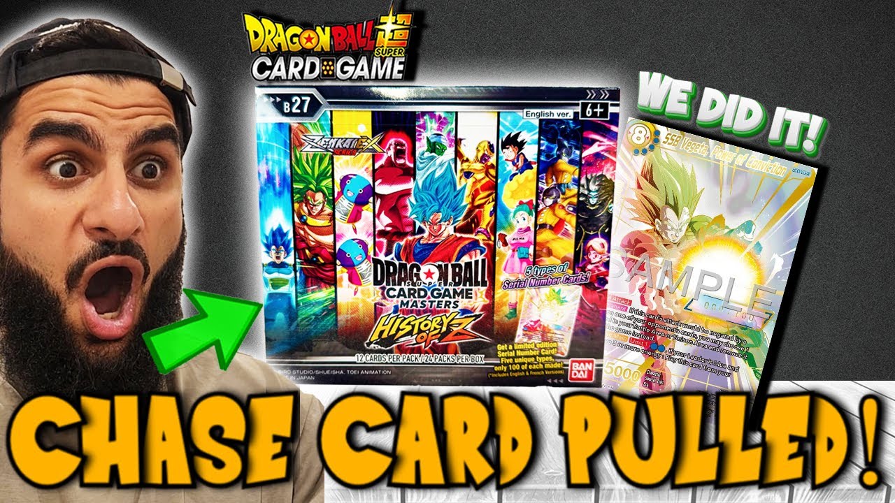 WE DID IT! Pulling The Set Chase Card! BT27 - History of Z  | Dragon Ball Super TCG Opening!