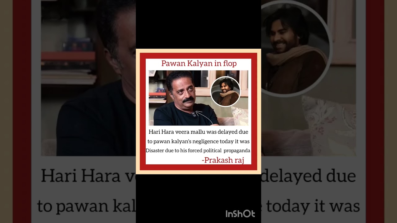 #pawankalyan #pawan #cm #andrapradesh #andra #politics #hariharaveeramallu #flop #prakashraj #telugu