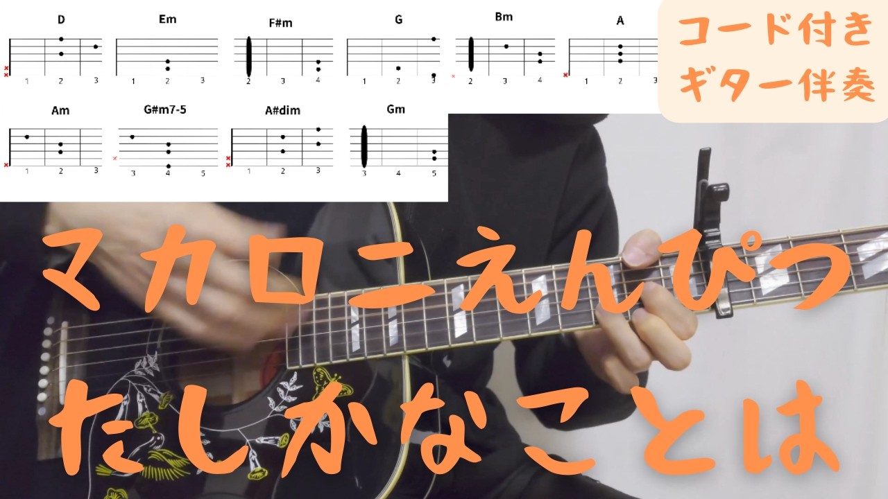 【ギターコード付き】マカロニえんぴつ/たしかなことは【アコギ弾いてみた】