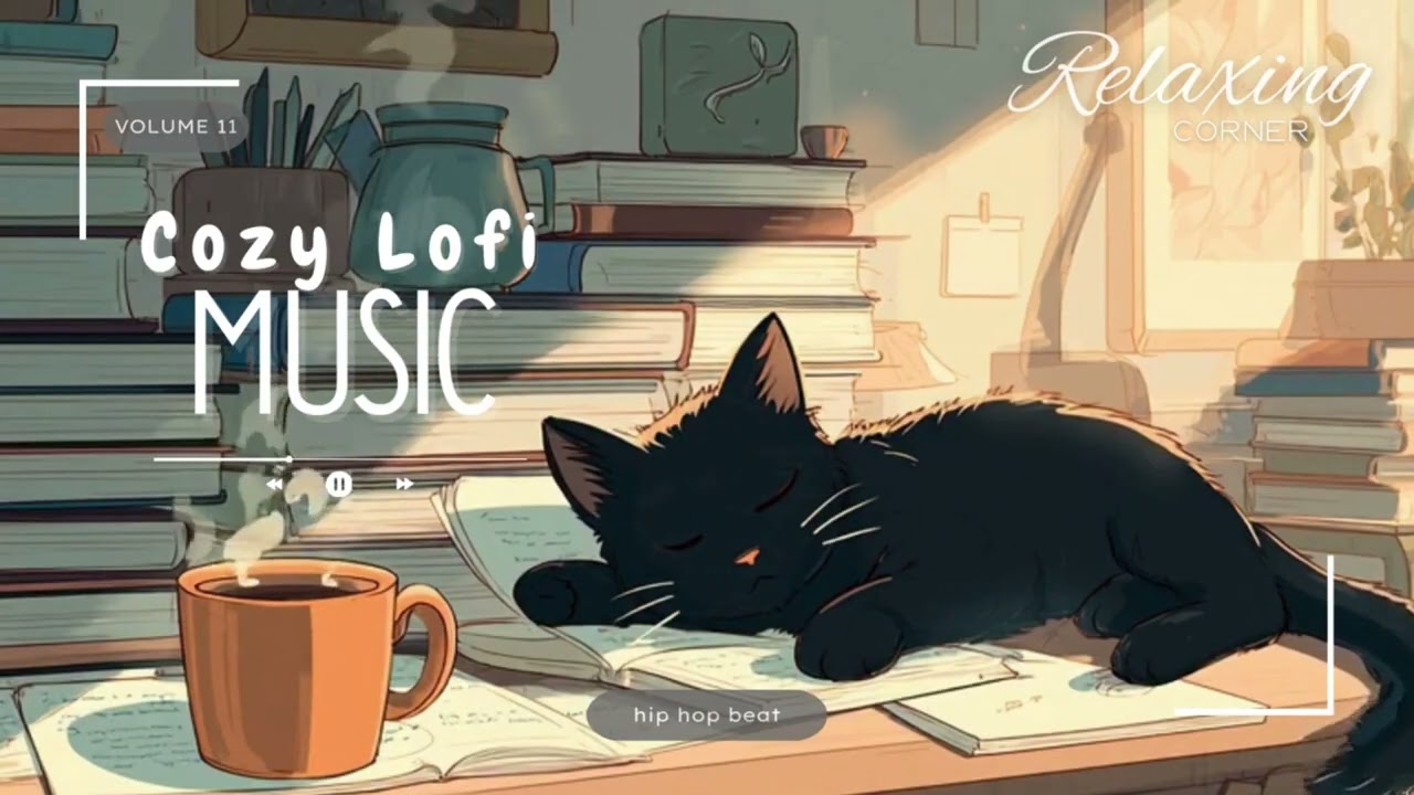 Kuroneko 🐈‍⬛ Relaxing Corner – Cozy Lofi for Work & Study | Vol.11