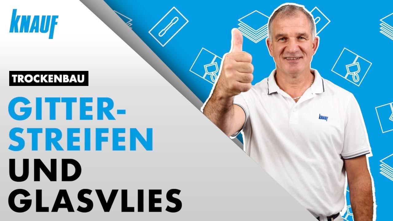Fugen spachteln mit Fugendeckstreifen und Glasvlies &ndash; So geht Trockenbau