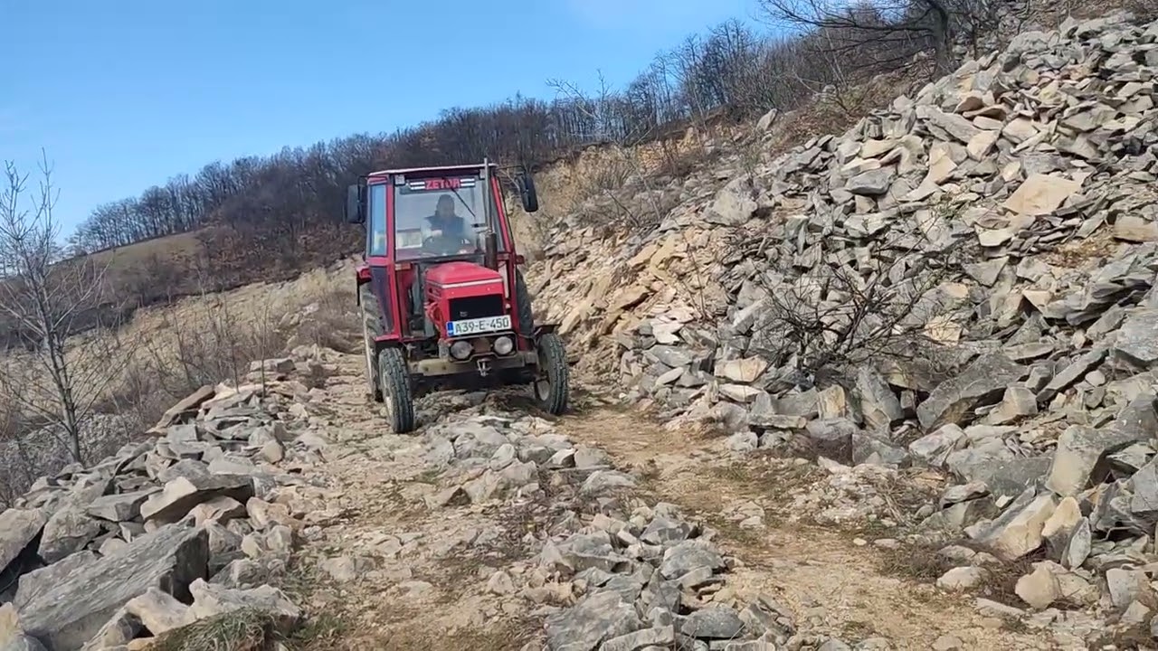 Zetor 4911- Transport kamena