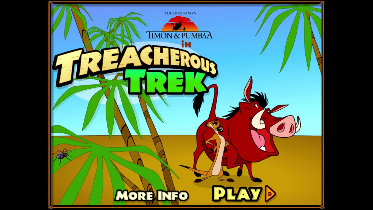 GAME MUSIC of Treacherous Trek (2003) - Timon & Pumbaa Toon Disney Game