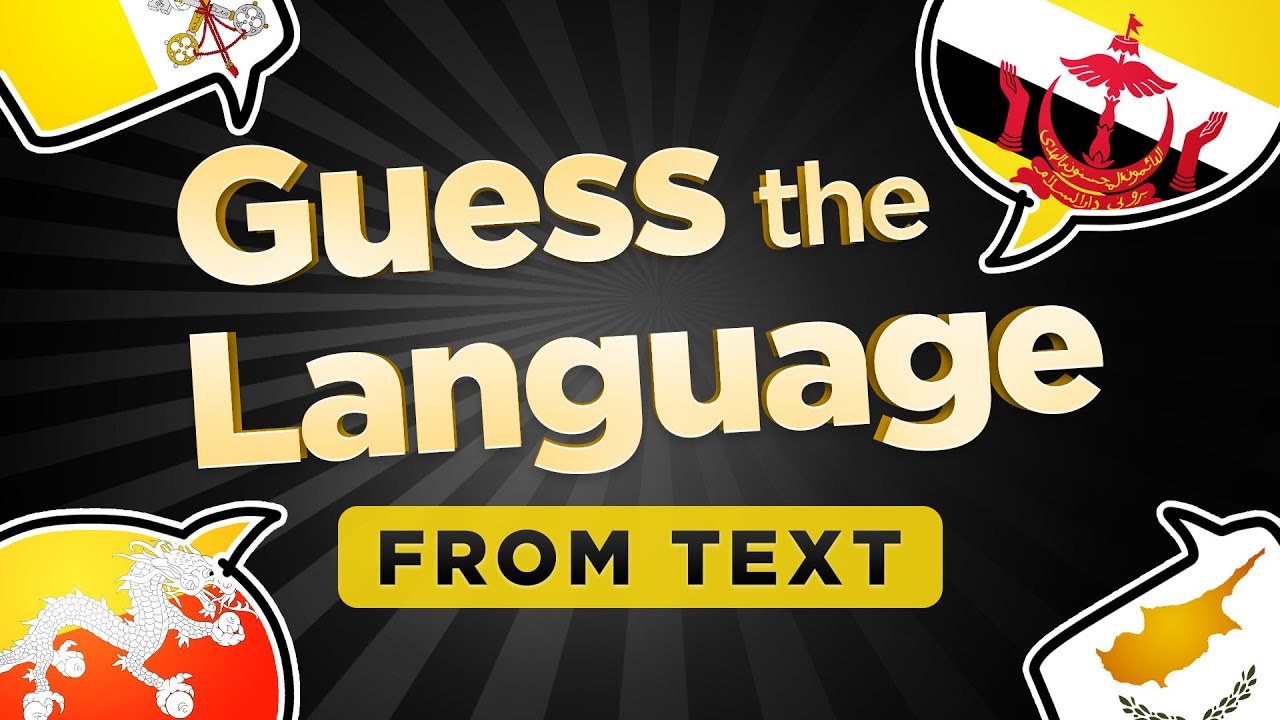 Guess the Language (From Text) #2 | Multiple Choice Quiz!