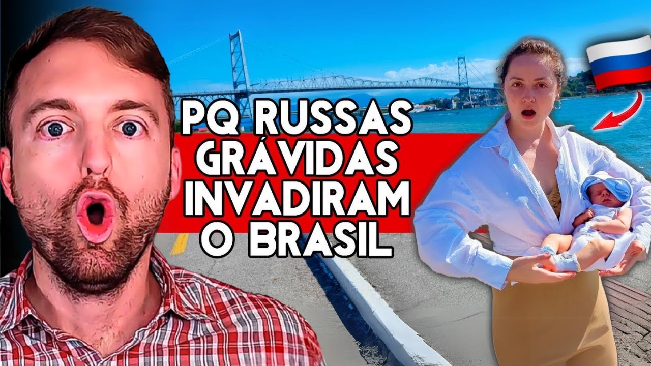 GRINGO REAGE A POR QUE AS RUSSAS ESTÃO TENDO FILHOS NO BRASIL?
