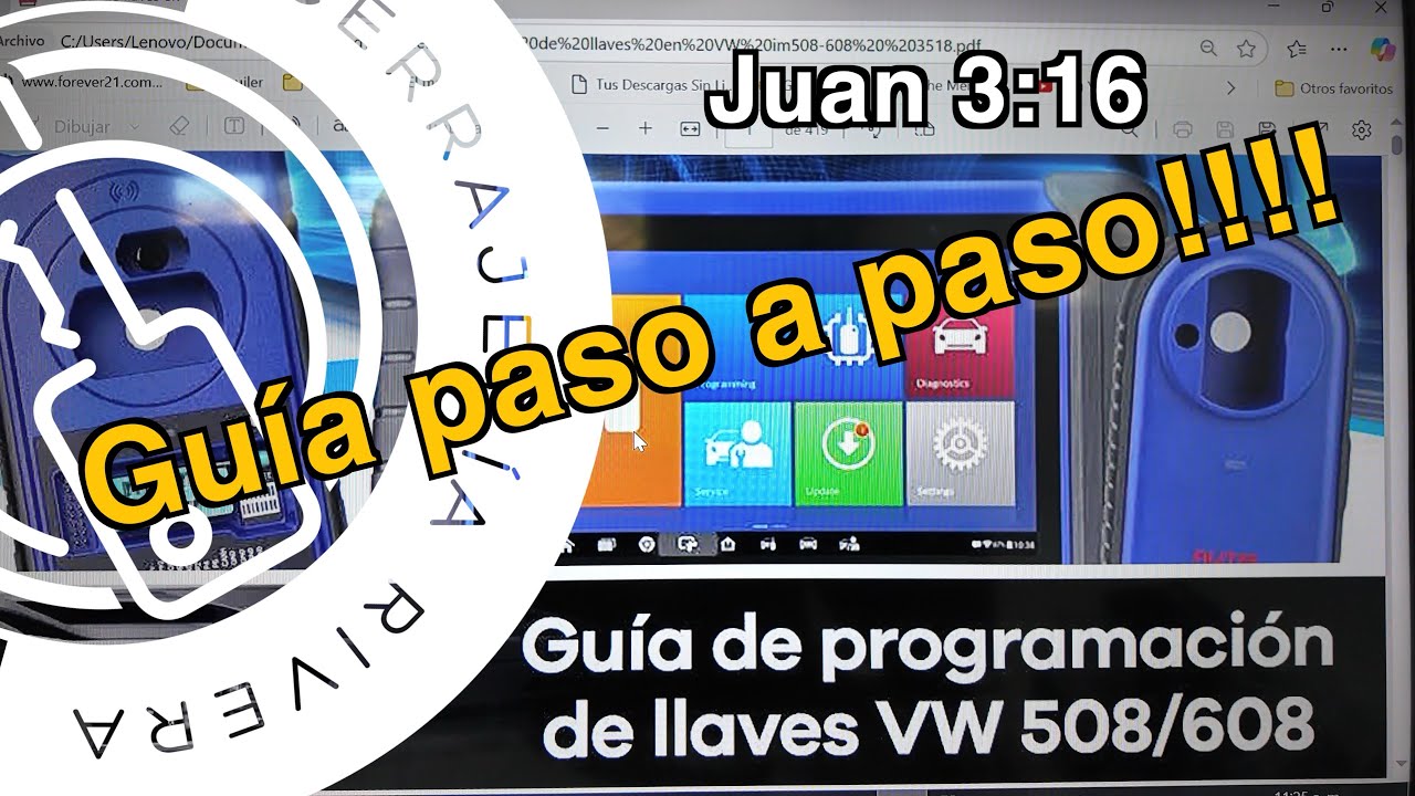 Guía para programación de llaves para VW con IM508 y IM608 de AUTEL!!!