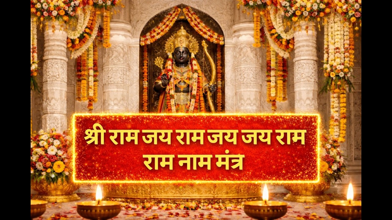 श्री राम जय राम जय जय राम 🙏 | अखंड राम नाम कीर्तन | BhaktiMargOnline