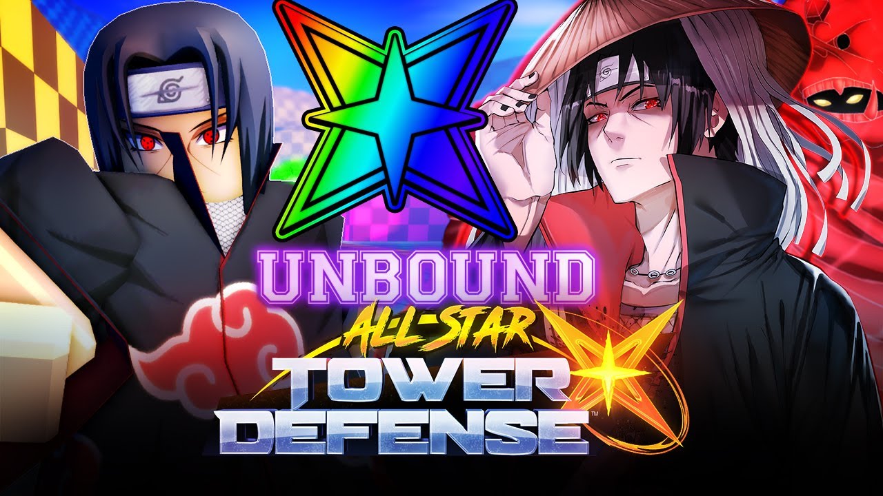 Pokaz Itachiego w grze All Star Tower Defense X Roblox Crow