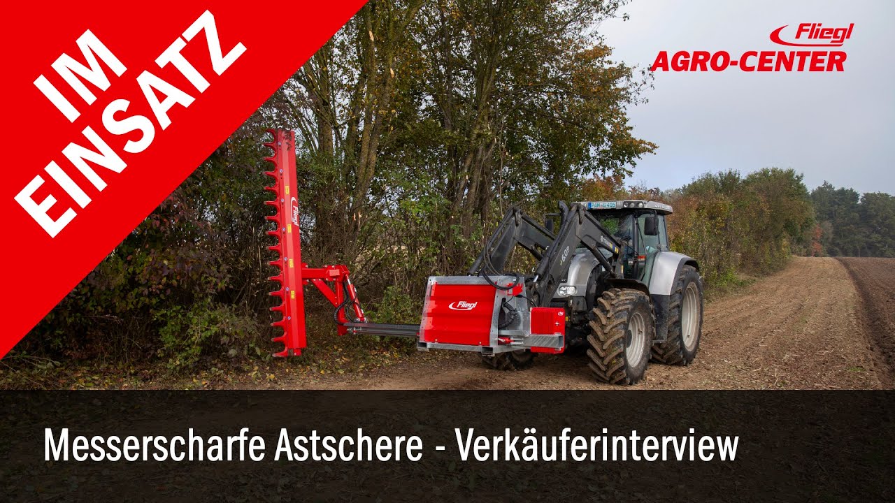 Astschere hydraulisch Fliegl Frontlader Schlepper - Verk&auml;uferinterview