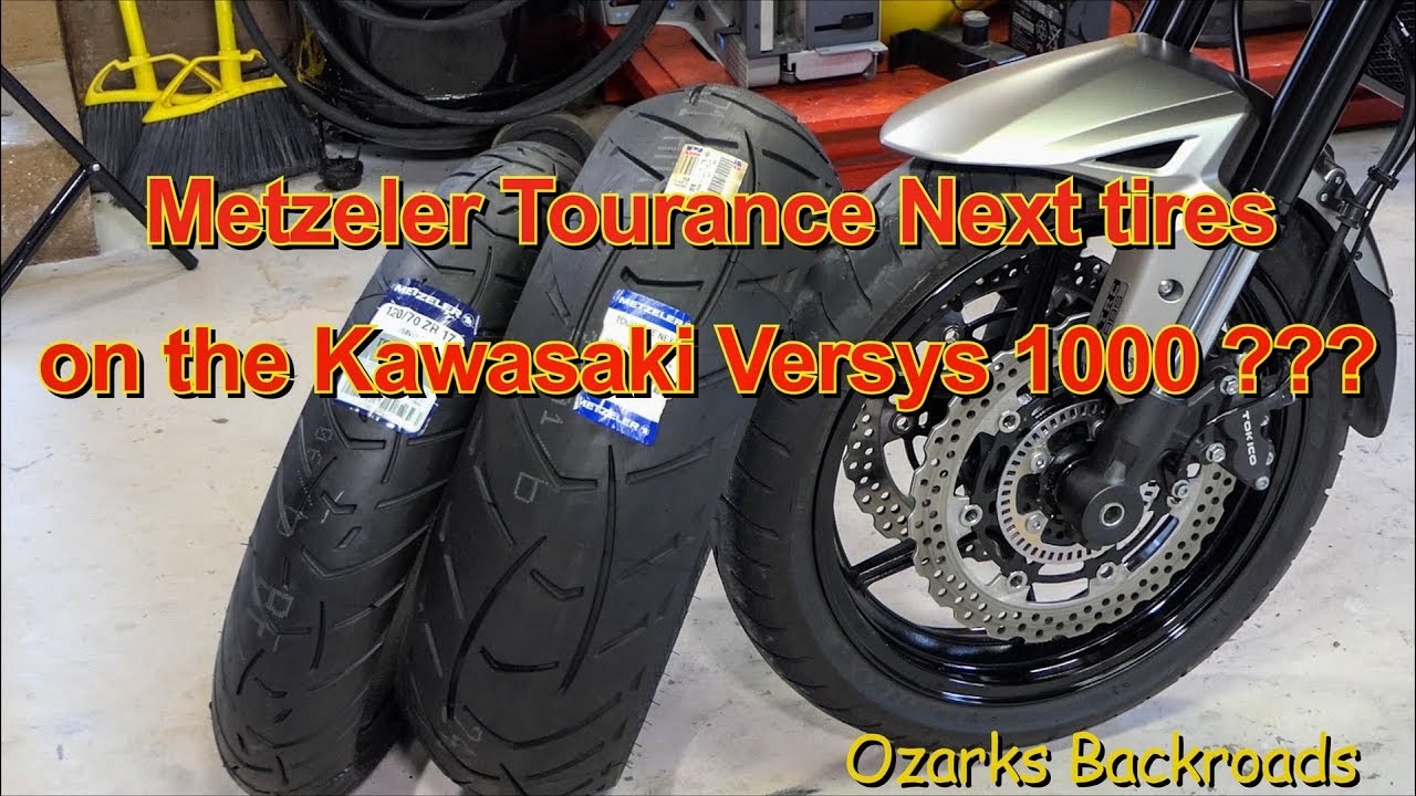 Metzeler Tourance Next tires on the Kawasaki Versys 1000