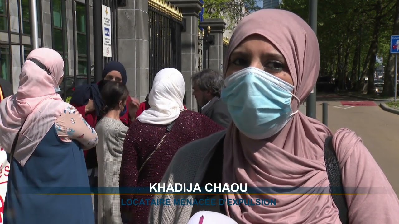 Action contre l'expulsion de deux mères bruxelloises de leurs logements sociaux