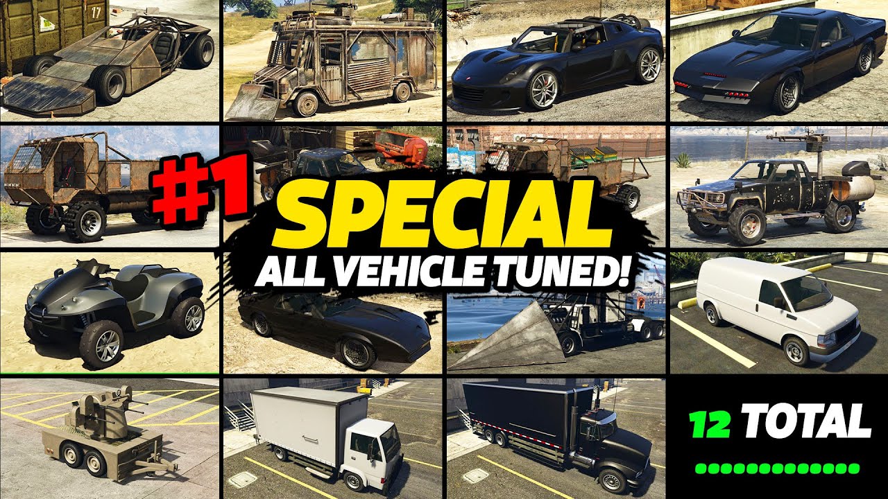 GTA 5 Online - ALL SPECIAL VEHICLES ON ONE PLACE [UPGRADE PRICE, CUSTOMIZE, DLC & MORE]