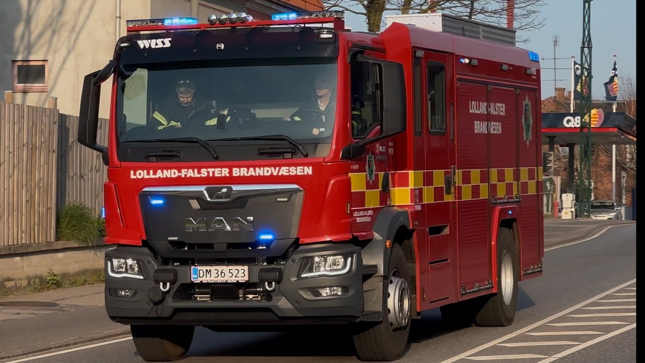 4X (Lolland Falster Brandvæsen) (Bygn.brand-Gård) Nykøbing Falster (ASP-1) (VTVG-1) (VTVG-2) (ASP-2)