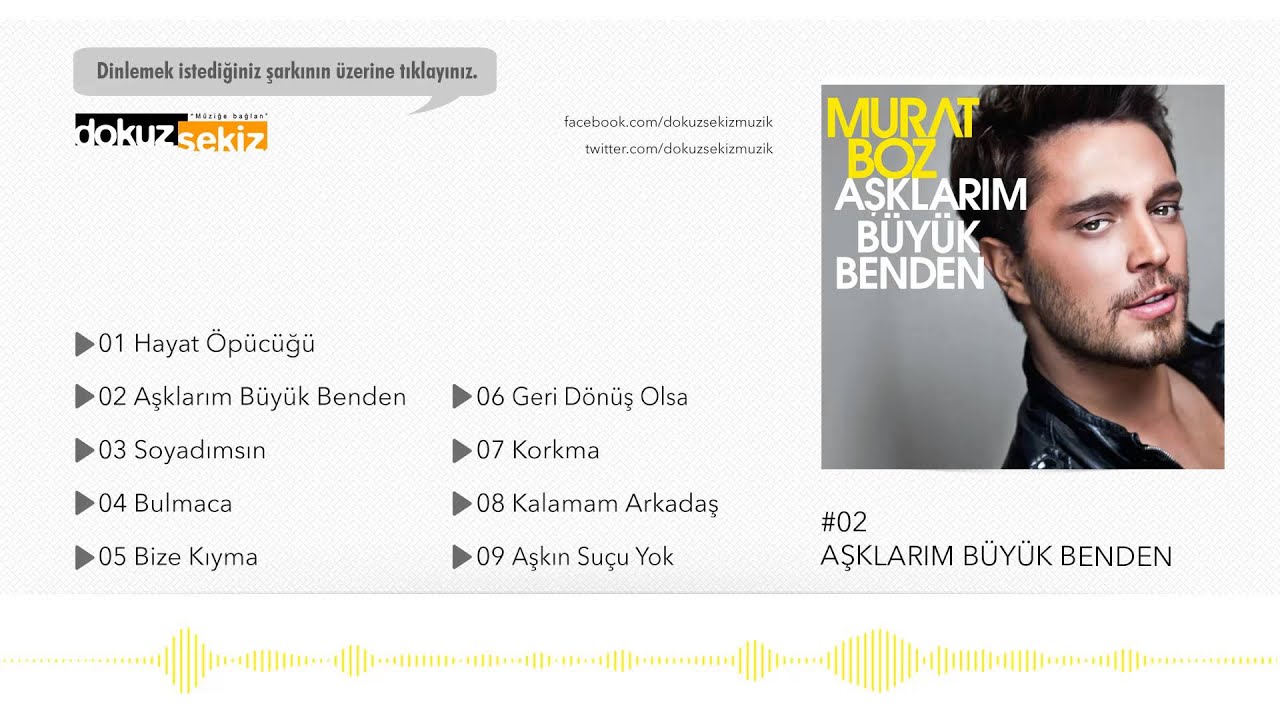 Murat Boz - Aşklarım Büyük Benden (Official Audio)