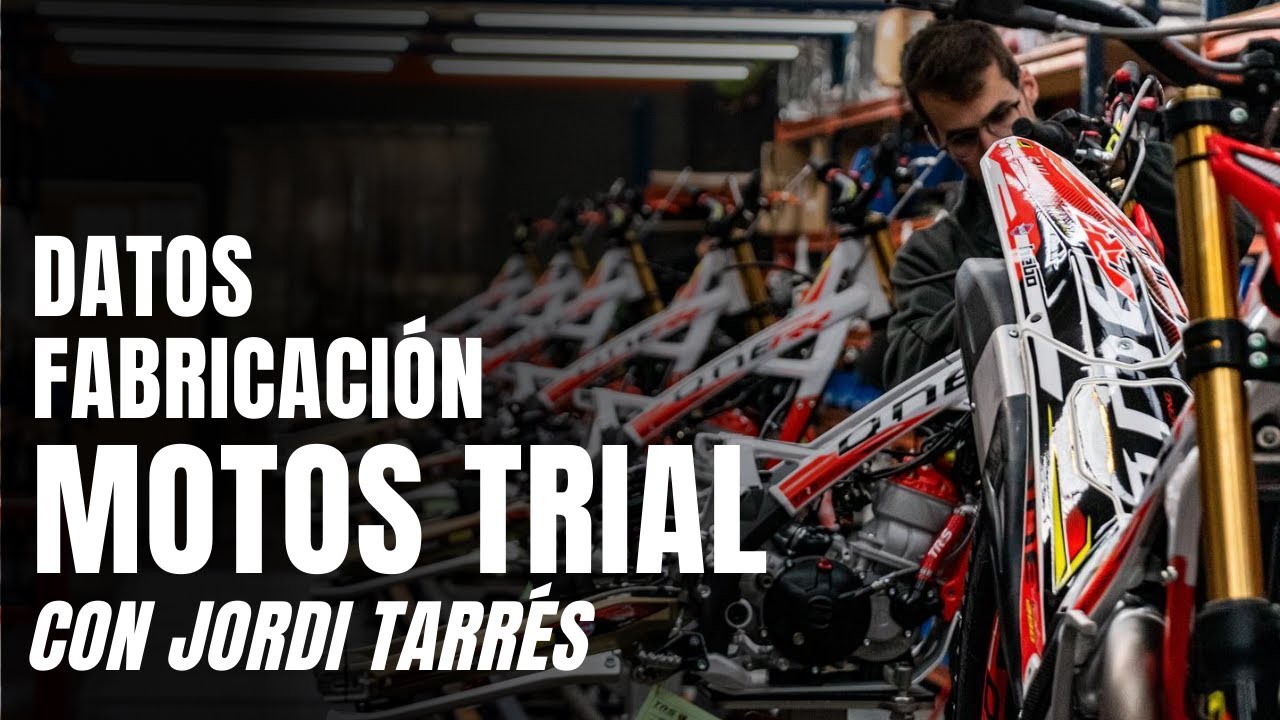 Datos y claves sobre fabricación de motos de trial con Jordi Tarrés de TRS
