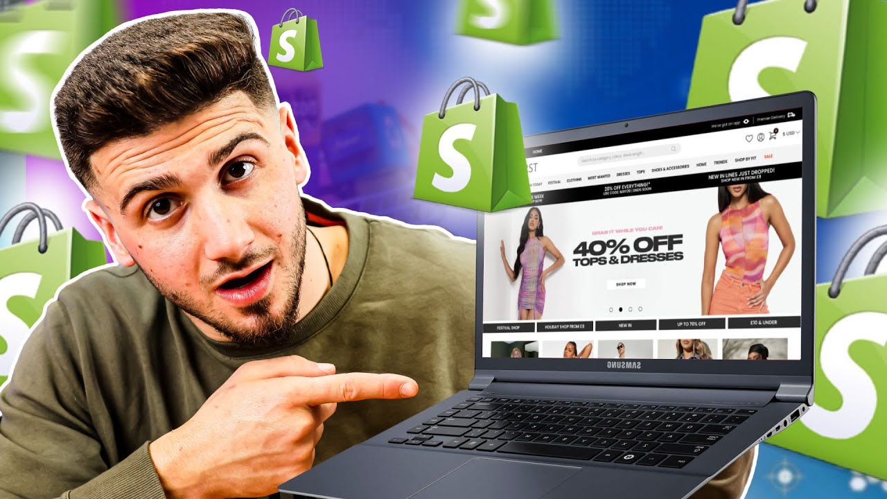 Настройка магазина на Shopify | ПРОСТЫЕ шаги для быстрого начала онлайн-продаж