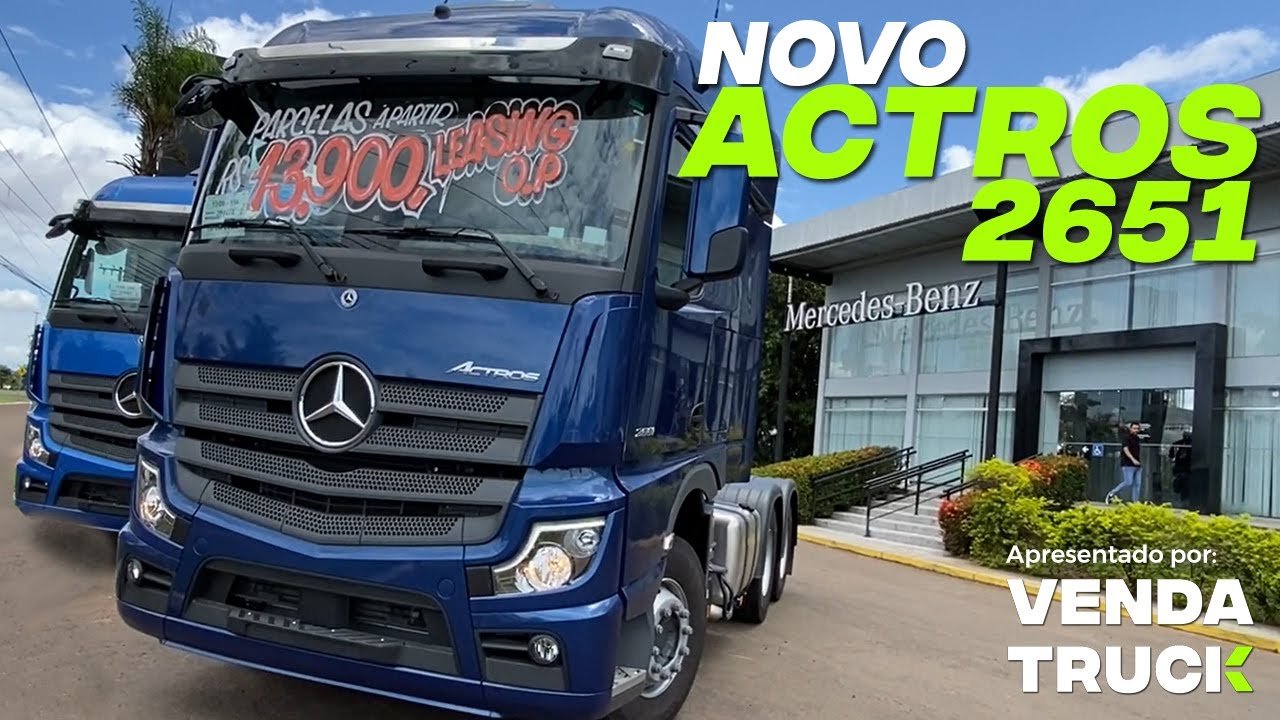 APRESENTAÇÃO EM DETALHES NEW ACTROS 2651 2023 │ MERCEDES-BENZ RODOBENS CAMPO GRANDE MS │ VENDA TRUCK
