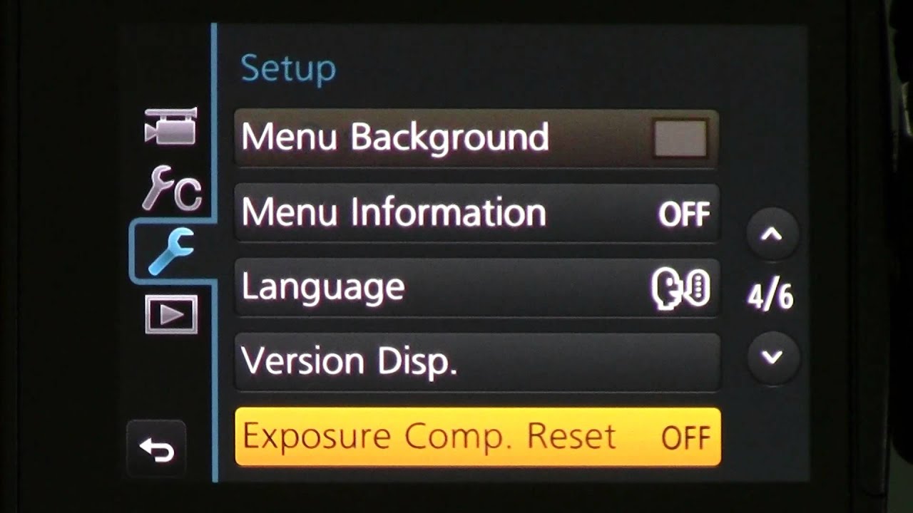 Setting the Lumix GH4 to 4K Cinema Mode