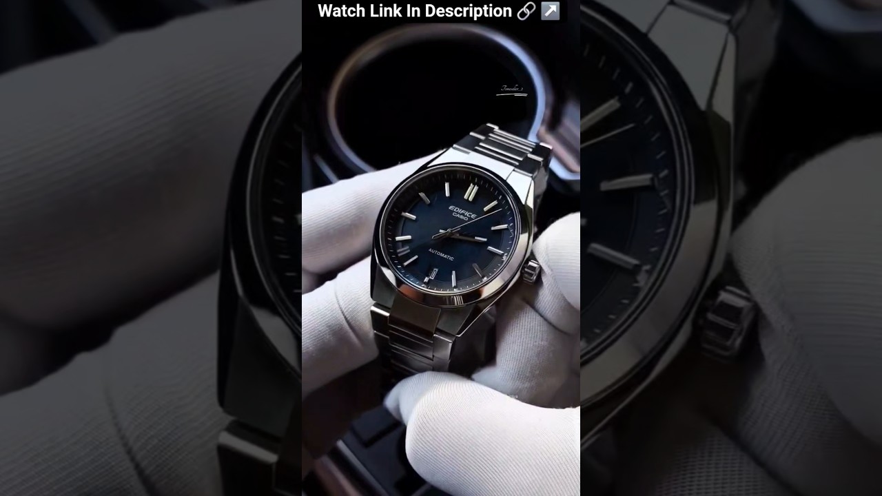 Edifice Casio Automatic Blue Dial Luxury Men's Watch #luxurywatchesformen #elegantwatches #casio