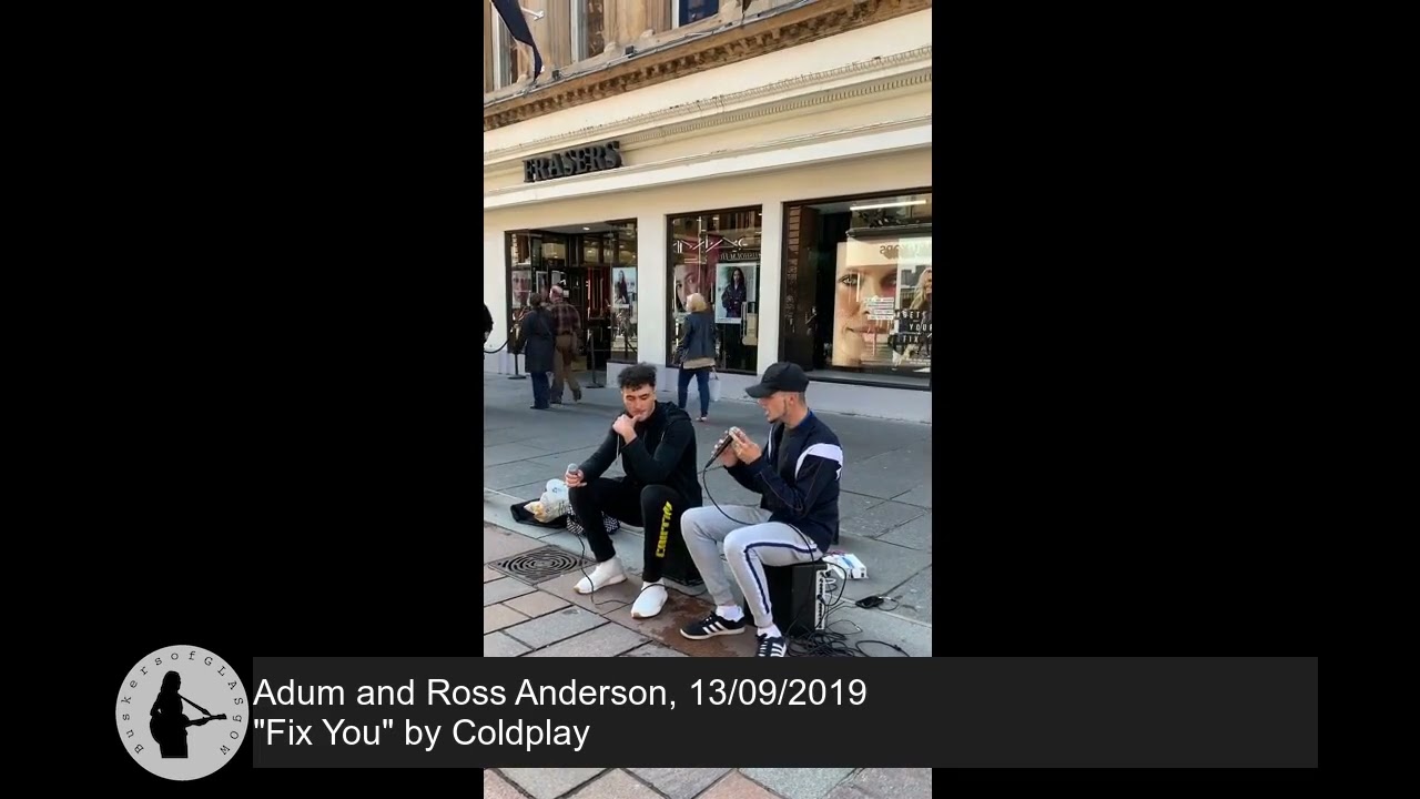 Adum and Ross Anderson with 