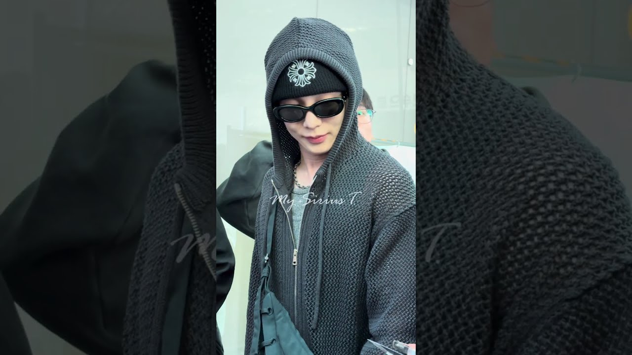 Kibum 기범아 왜케 잘생겼다🙈😍✈️ IncheonAirport DEPARTURE Frankfurt [4K] 공항 출국 #SHINee #KEY #키 #キー #KCONGermany
