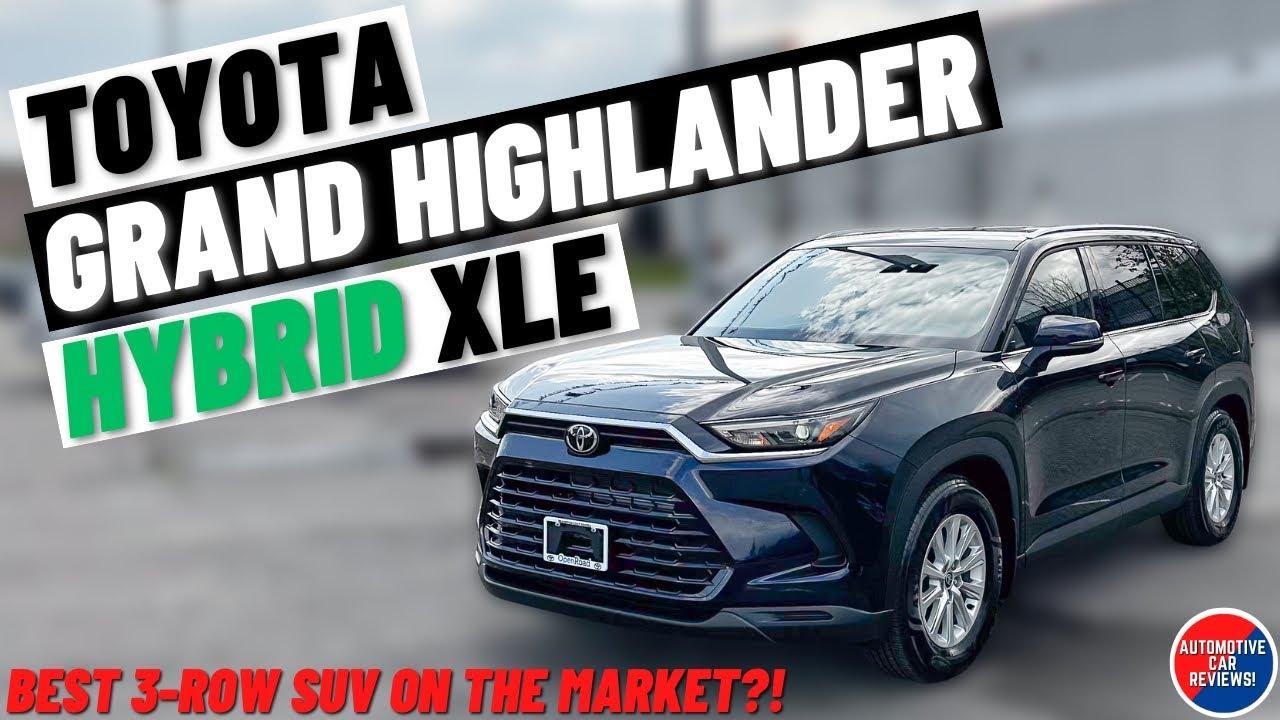 ALL-NEW 2024 TOYOTA GRAND HIGHLANDER HYBRID XLE! | *Full Walkaround Review* | Best 3-Row SUV To Buy?