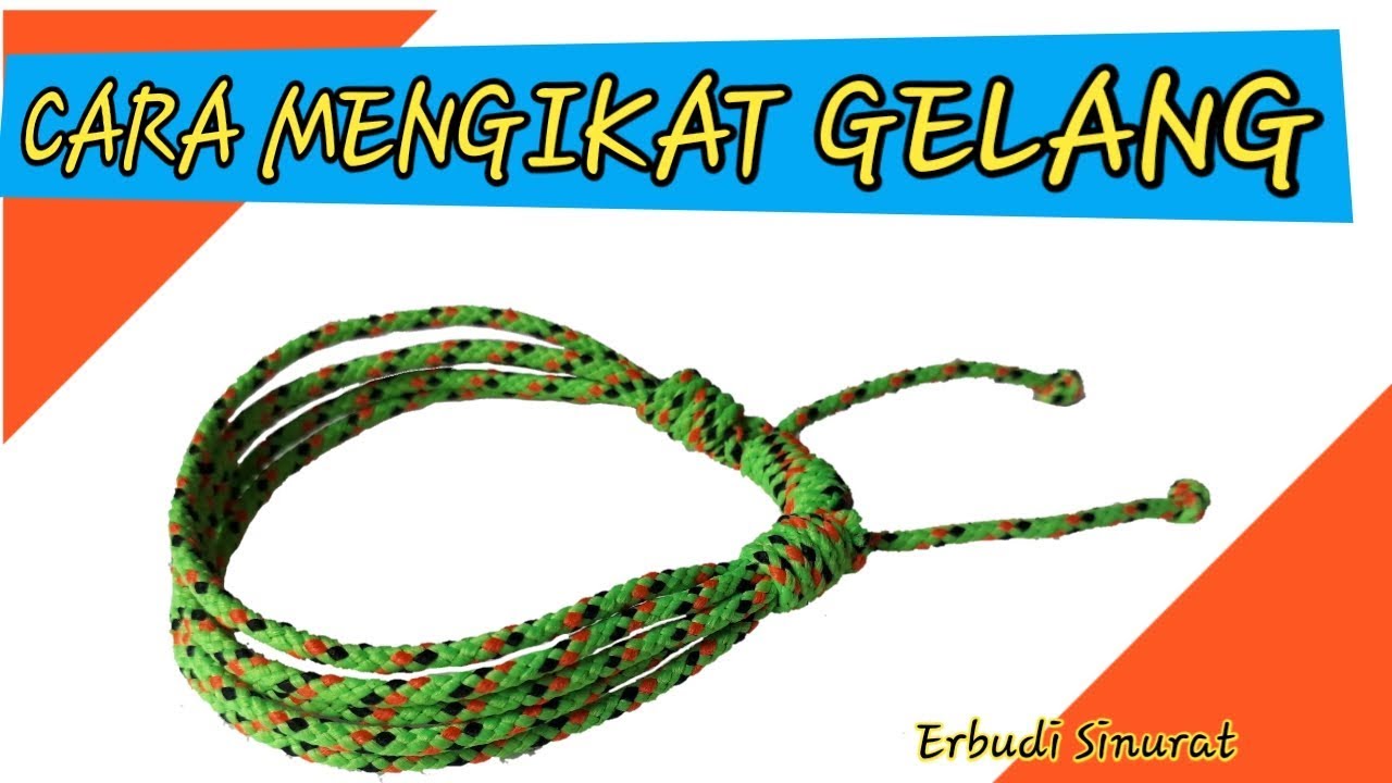 cara mengikat gelang tali prusik rangkap lima