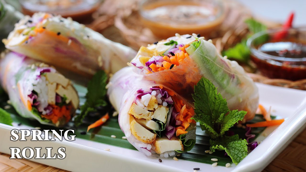 Món Cuốn Với 3 Loại Nước Chấm Ngon Ơi Là Ngon - Bổ Dưỡng - Ăn Hoài Không Ngán