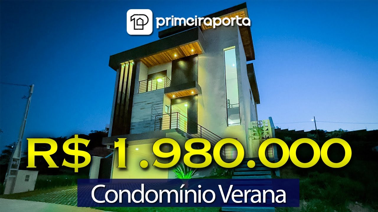 Sobrado no Condomínio Verana em São José dos Campos, Casa de alto padrão com ótimo custo benefício!