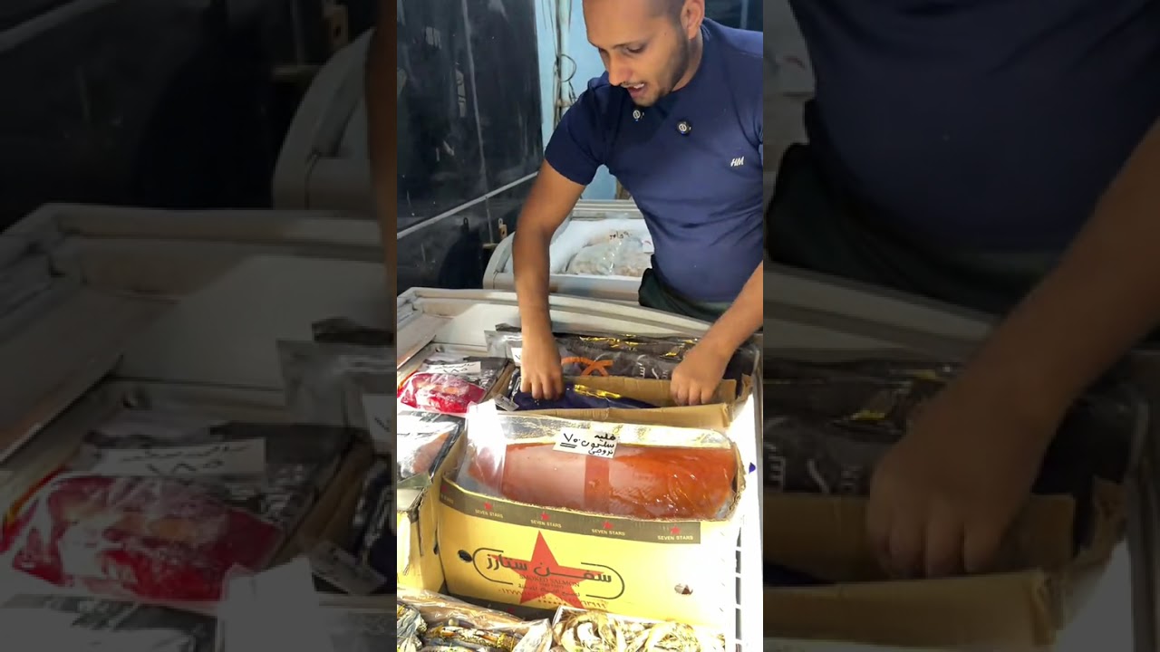 عروض الجمبرى فى شركة السحاب متوفر جميع انواع الاسماك العنوان سوق العبور عنبر٣ محل ١٩ شركة السحاب 