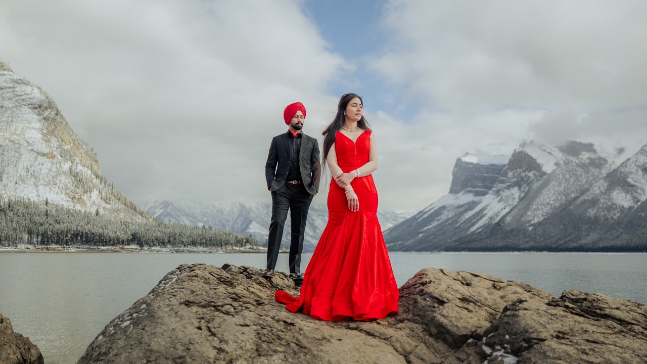 Harman & Mandeep | Banff Pre Wedding Wedding | Calgary Wedding Videographer | AMG FILMS