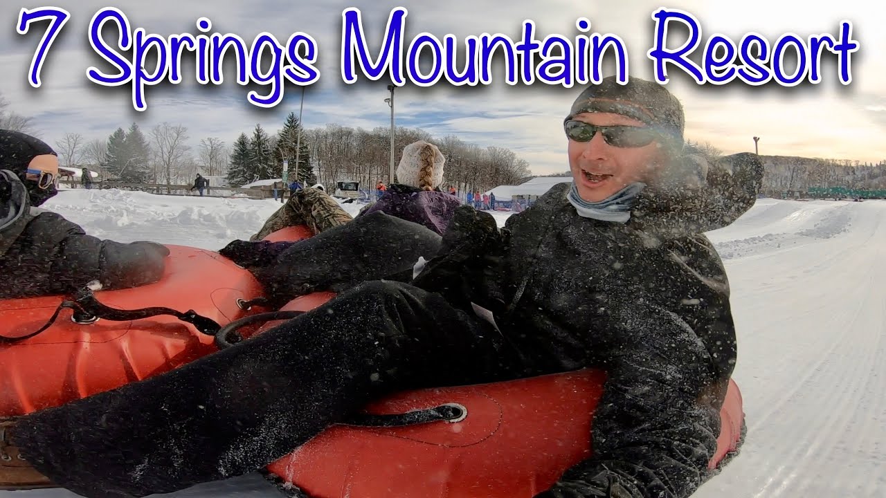 Snow Tubing at 7 Springs Ski Resort 2020 ~ Way Faster than we Thought!