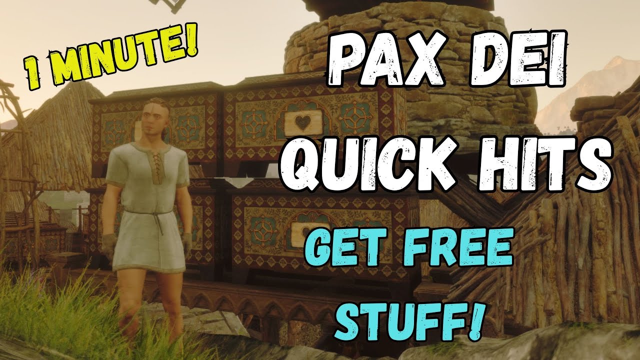 Pax Dei Quick Tips - Find Free Stuff!