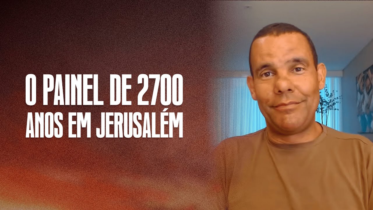 O painel de 2700 anos em Jerusalém com Rodrigo Silva