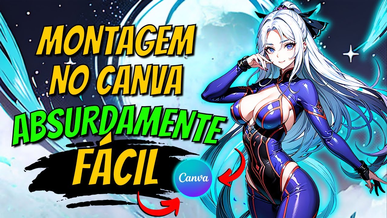 NOVO RECURSO DO CANVA PARA FAZER MONTAGEM É ABSURDO !
