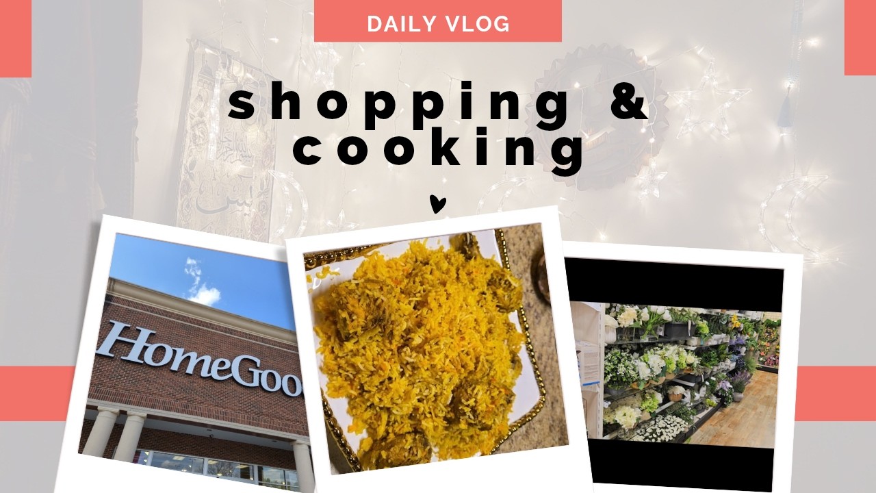 Sehri & Iftari | Shopping | Home Goods Haul + Biryani for Iftar | Ramadan Vlog 🇵🇰🇺🇸