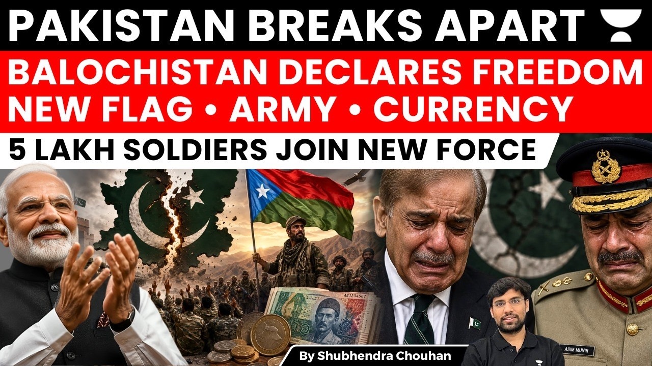 Pakistan Breaking Apart? Balochistan Independence Claims, New Army & South Asia Tensions Explained
