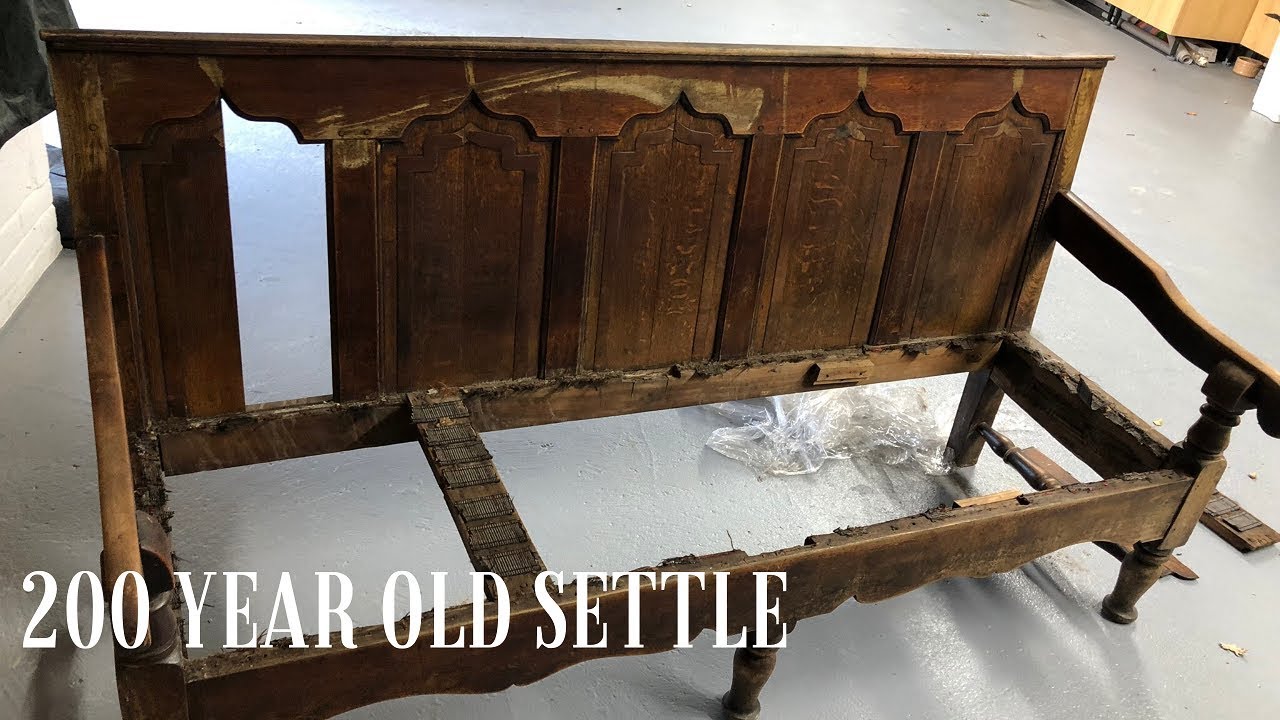 Restoration - An old 18th Century Coaching Settle - Impossible?