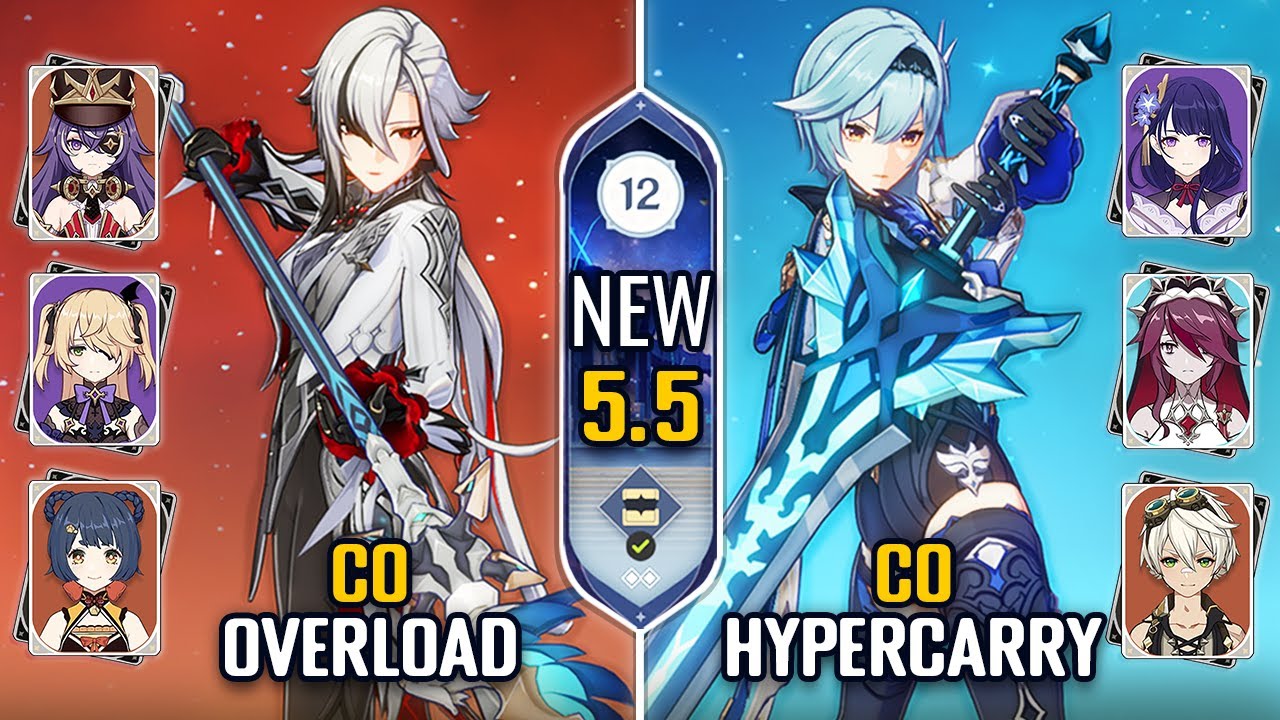 F2P C0 Eula Hypercarry & C0 Arlecchino Overload Team | NEW Spiral Abyss 5.5 | Genshin Impact