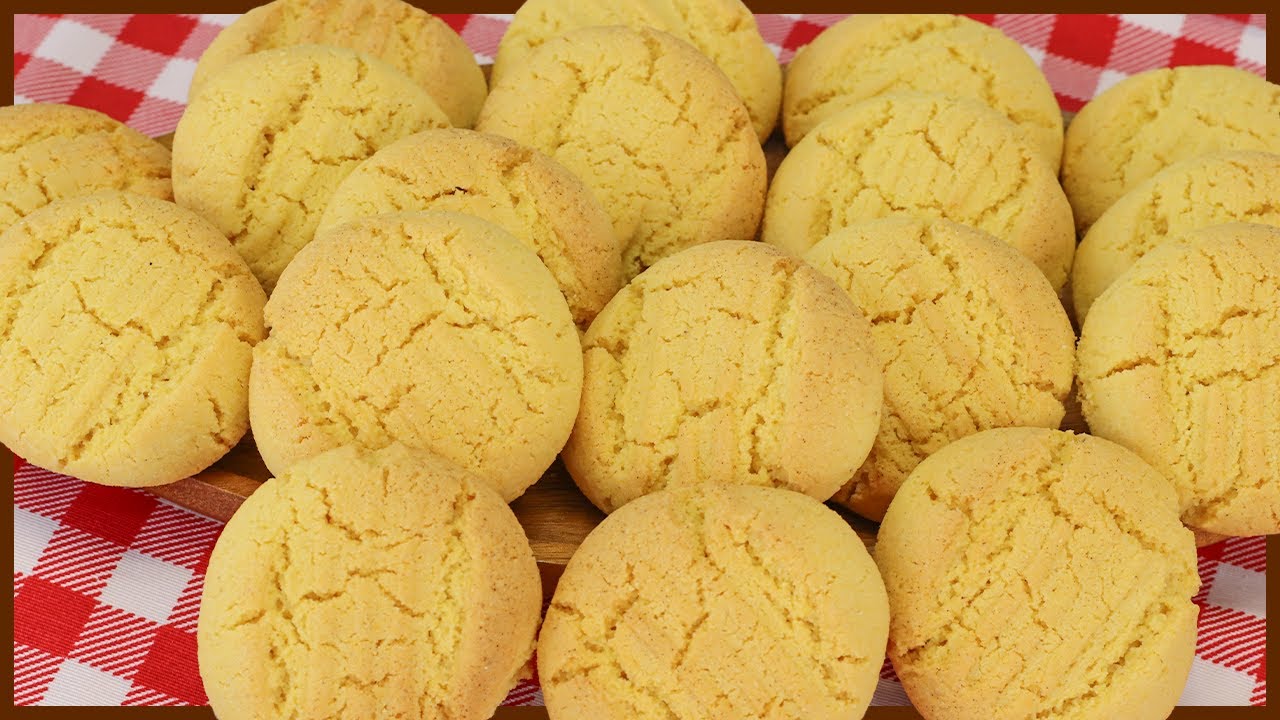 BOLACHA DE FUBÁ QUE DERRETE NA BOCA SEM TRIGO E SEM LEITE I MUITO FÁCIL I Receitas de Pai